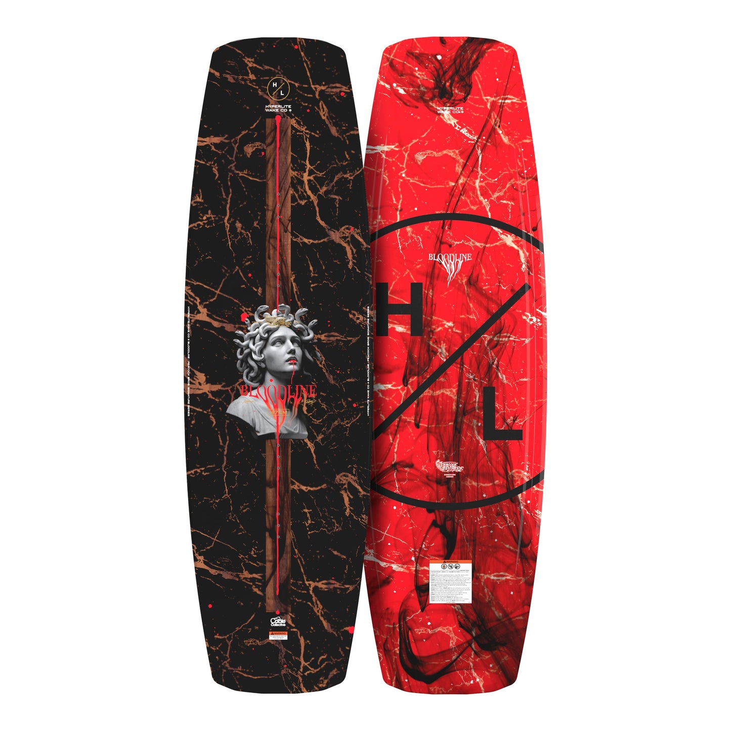 2027 Hyperlite Bloodline Wakeboard — topsheet and base