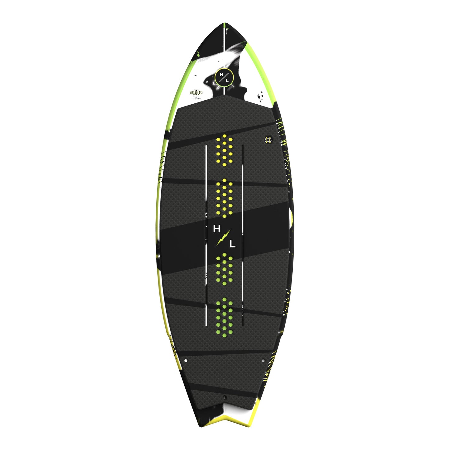 2027 Hyperlite Broadcast Wakesurfer — topsheet graphic
