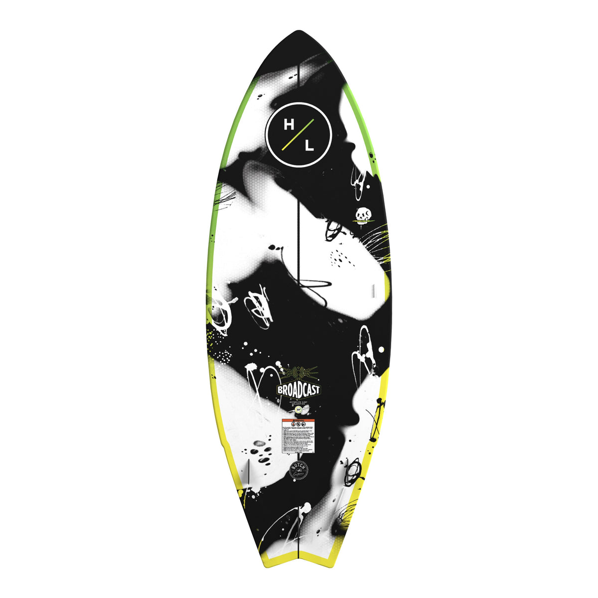 2027 Hyperlite Broadcast Wakesurfer — base and fin setup