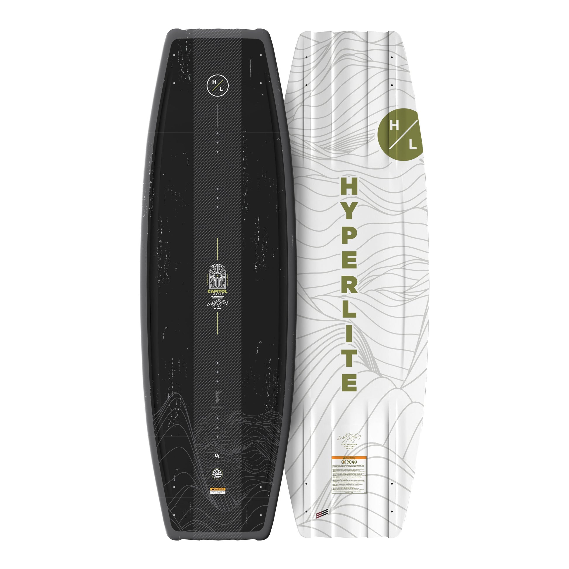 2027 Hyperlite Capitol Loaded Wakeboard — topsheet and base