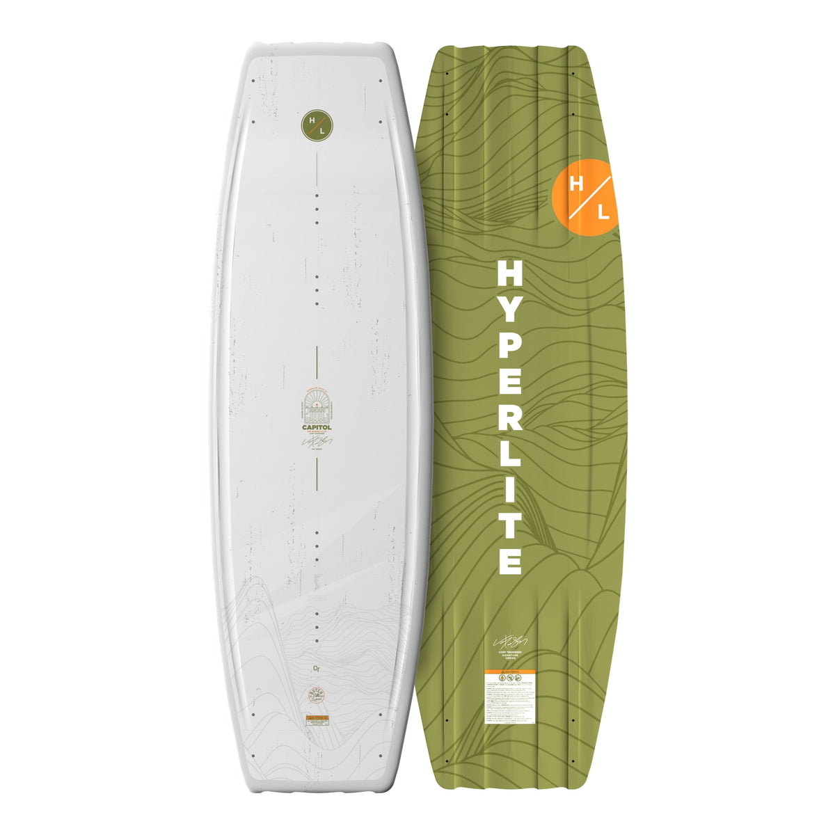 2027 Hyperlite Capitol Wakeboard — topsheet and base