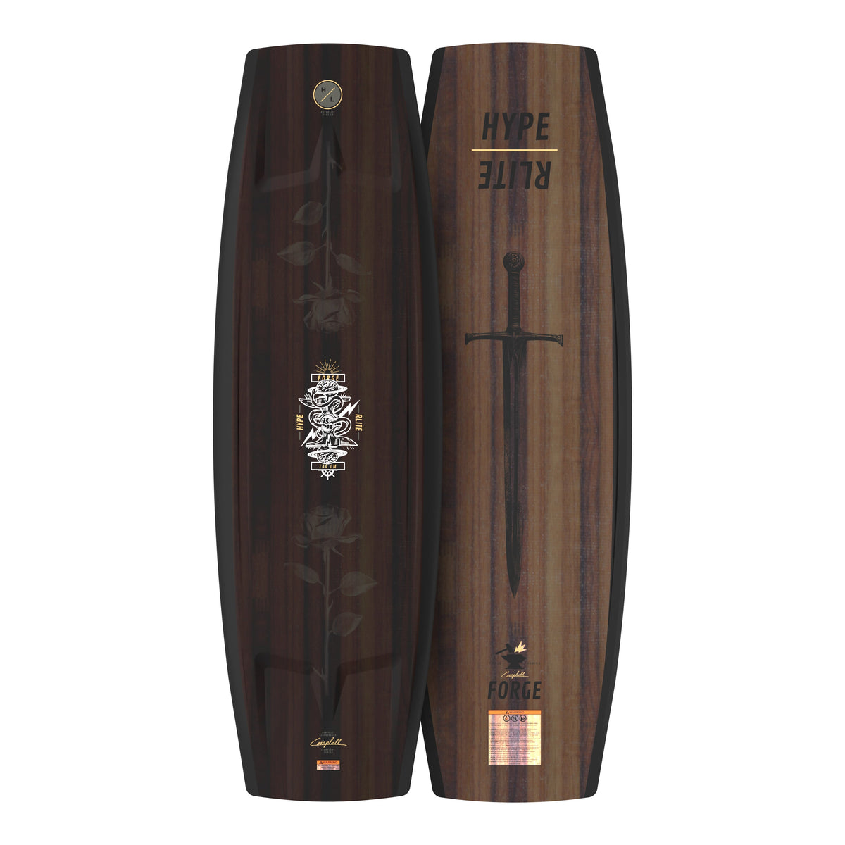 2027 Hyperlite Forge Wakeboard — topsheet and base
