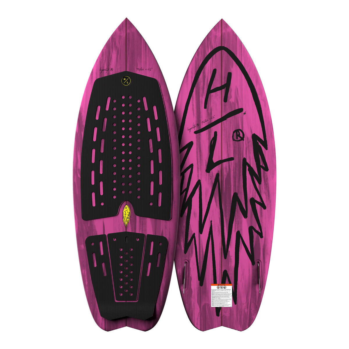 2027 Hyperlite Frother 2.0 Wakesurfer — topsheet and base