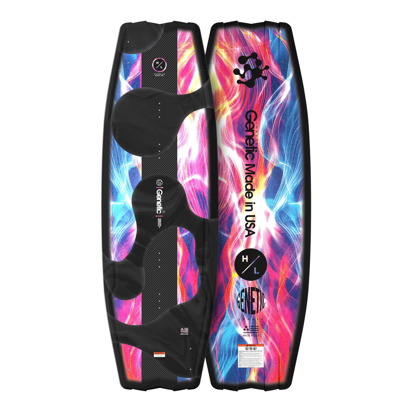 2027 Hyperlite Genetic Loaded Wakeboard — topsheet and base