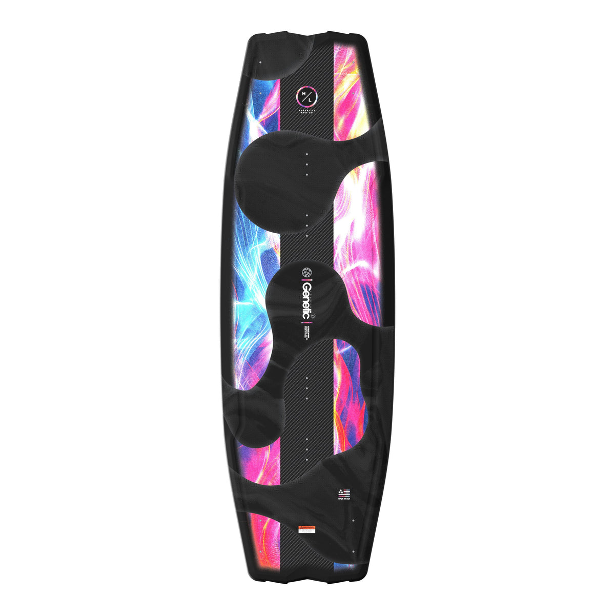 2027 Hyperlite Genetic Loaded Wakeboard — topsheet graphic