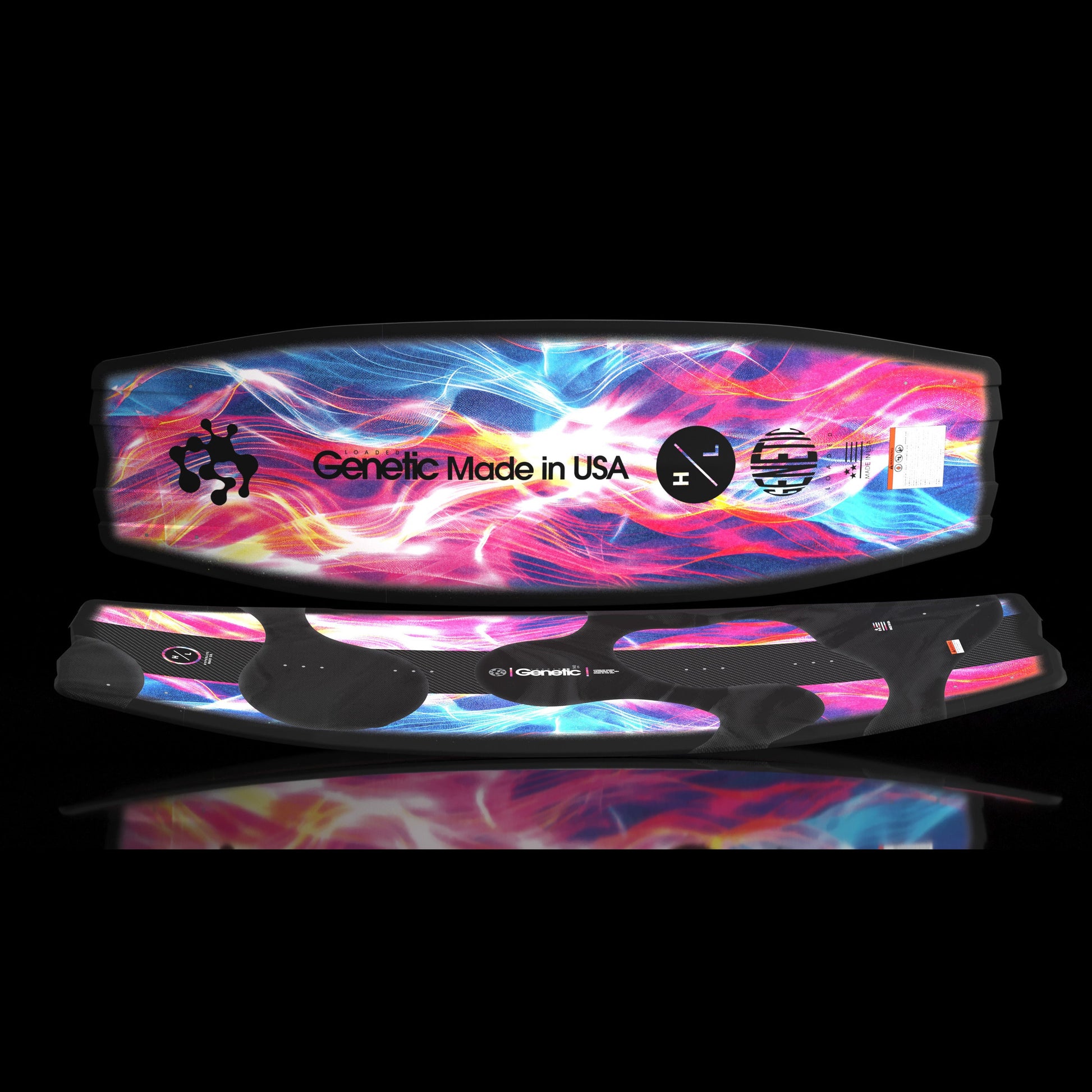 2027 Hyperlite Genetic Loaded Wakeboard — profile and rocker line