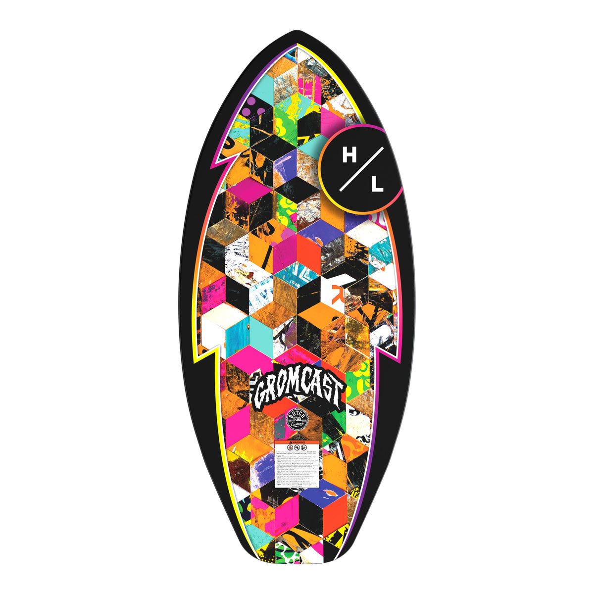 2027 Hyperlite Gromcast Wakesurfer — base and fin setup