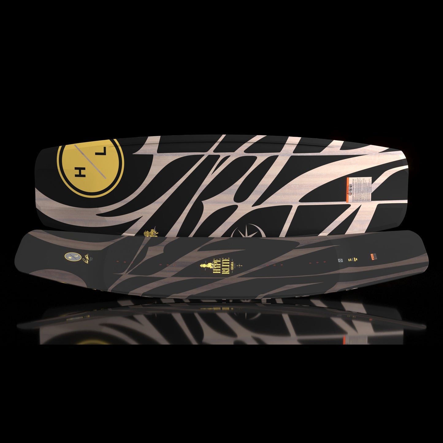 2027 Hyperlite Guara Wakeboard — profile showing the reinforced deck