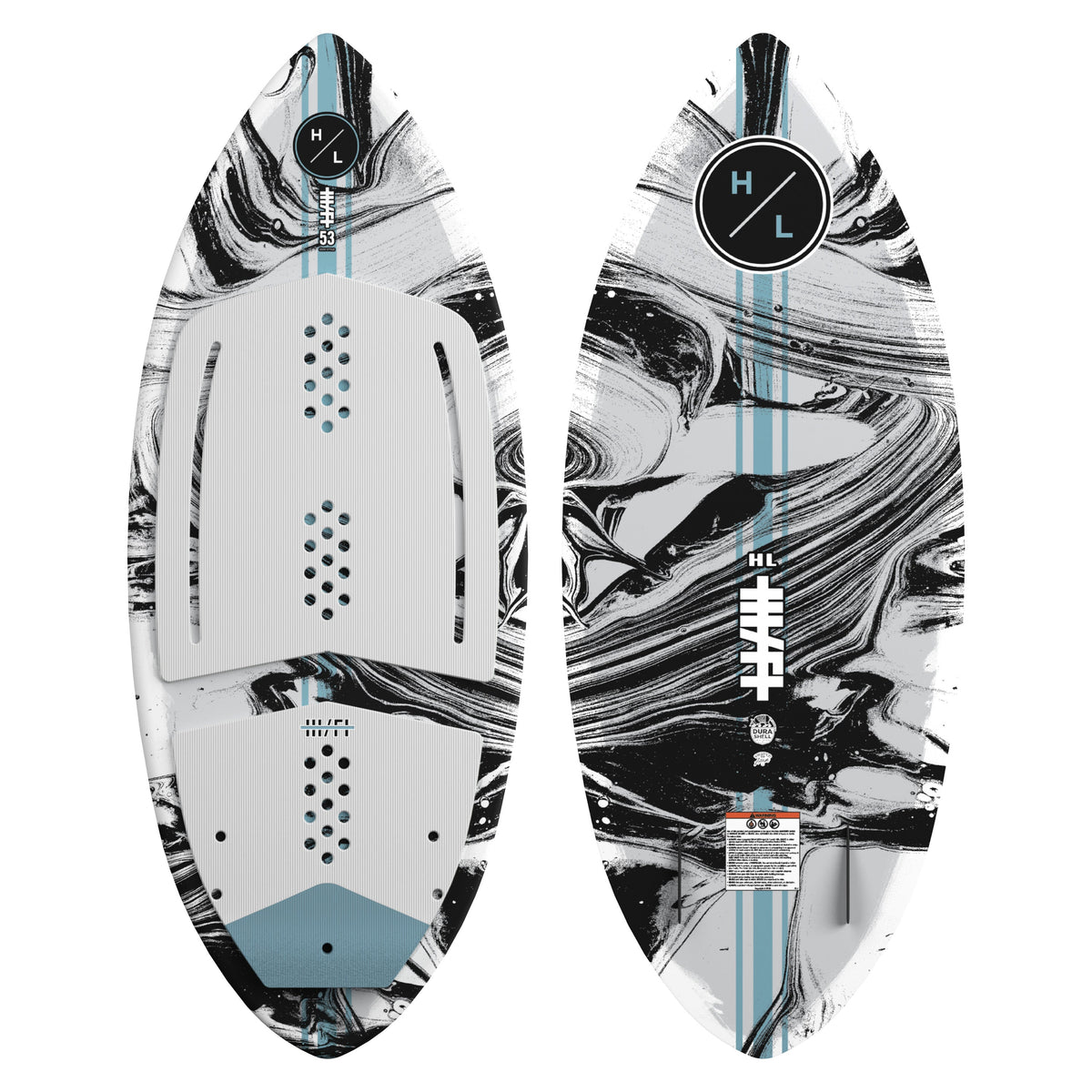 2027 Hyperlite Hi-Fi Wakesurfer — topsheet and base