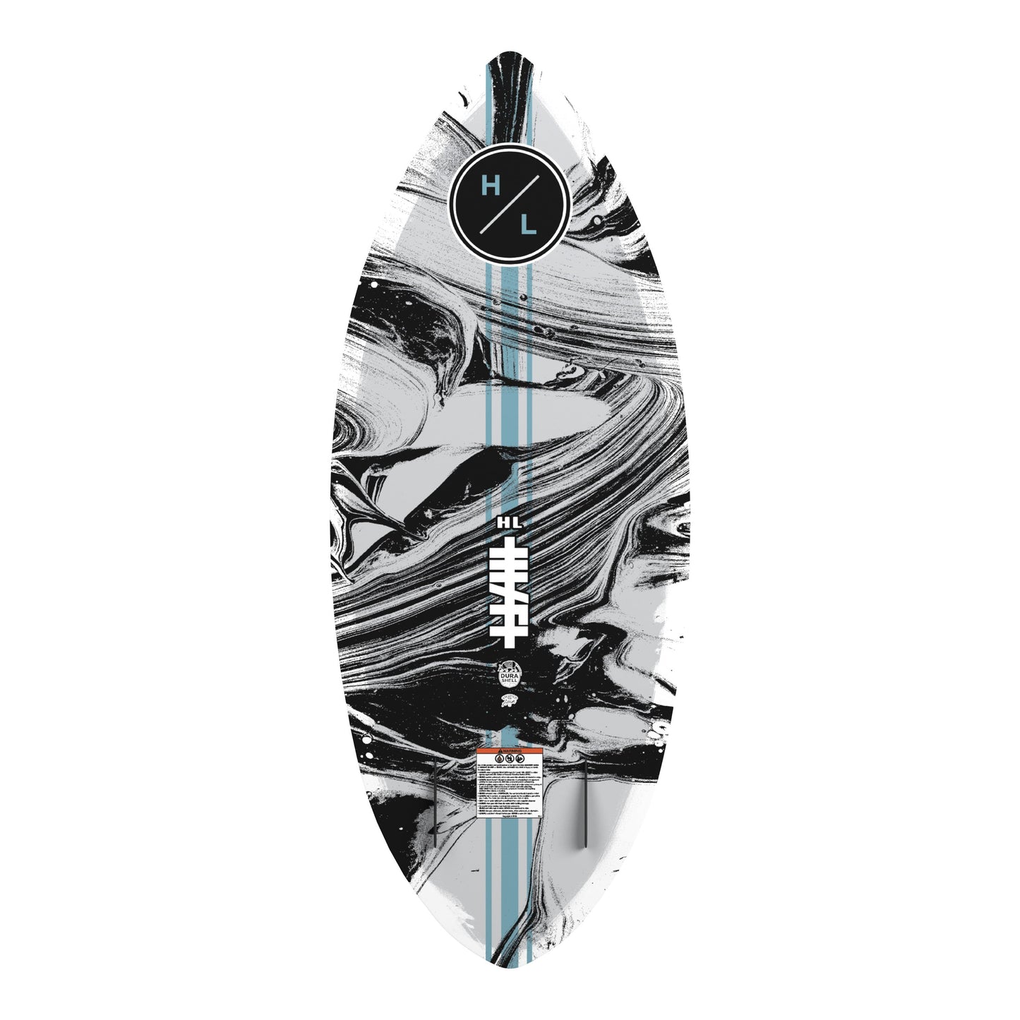 2027 Hyperlite Hi-Fi Wakesurfer — base and fin setup