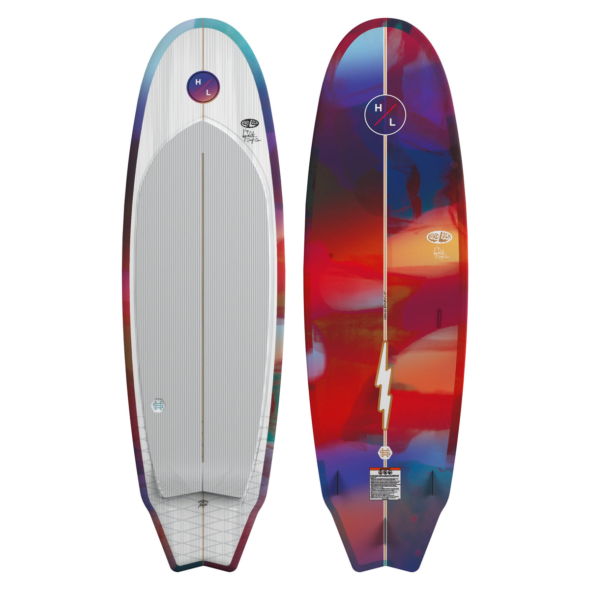 2027 Hyperlite Landlock Wakesurfer — topsheet and base