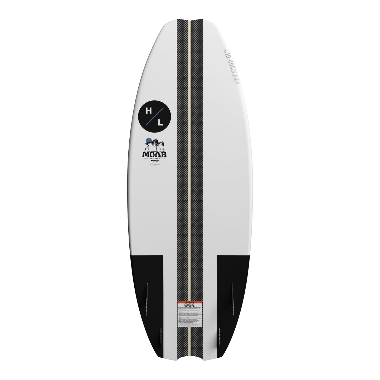 2027 Hyperlite Moab Wakesurfer — base and fin setup