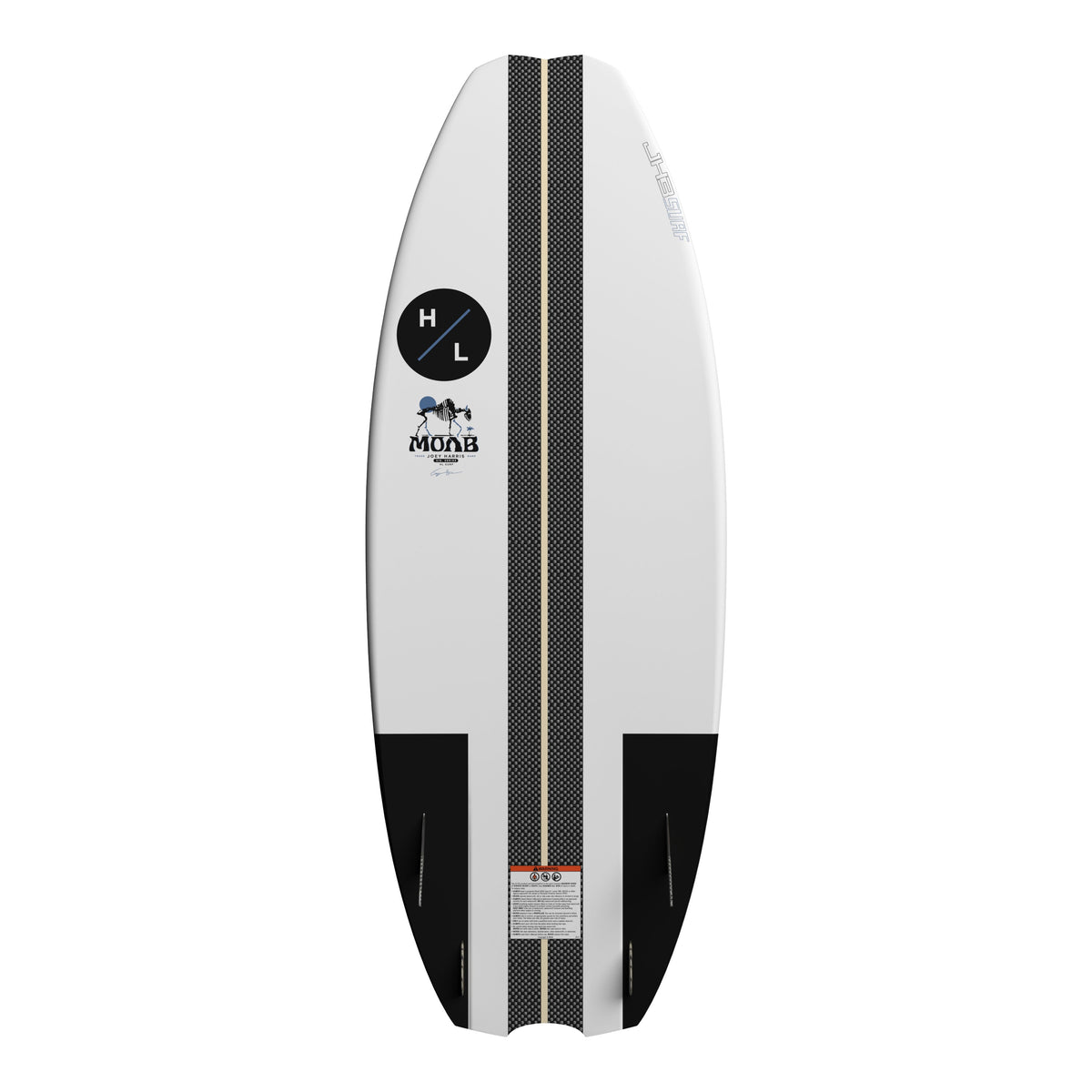 2027 Hyperlite Moab Wakesurfer — base and fin setup