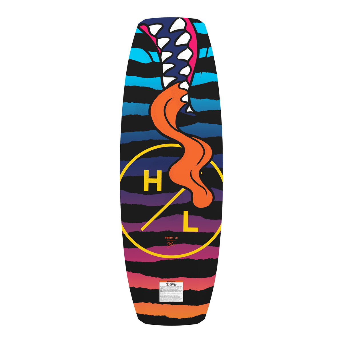 2027 Hyperlite Murray Jr. Wakeboard — base and moulded fins