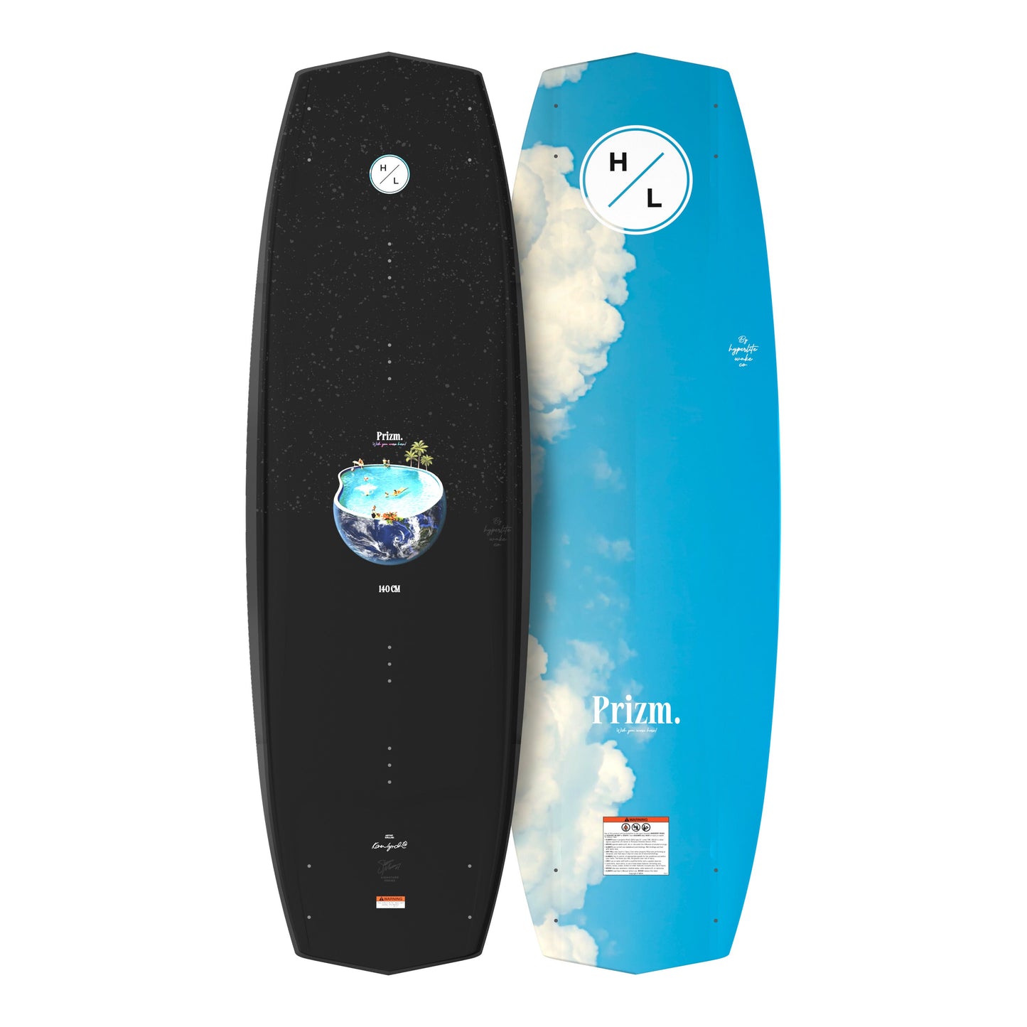 2027 Hyperlite Prizm Wakeboard — topsheet and base