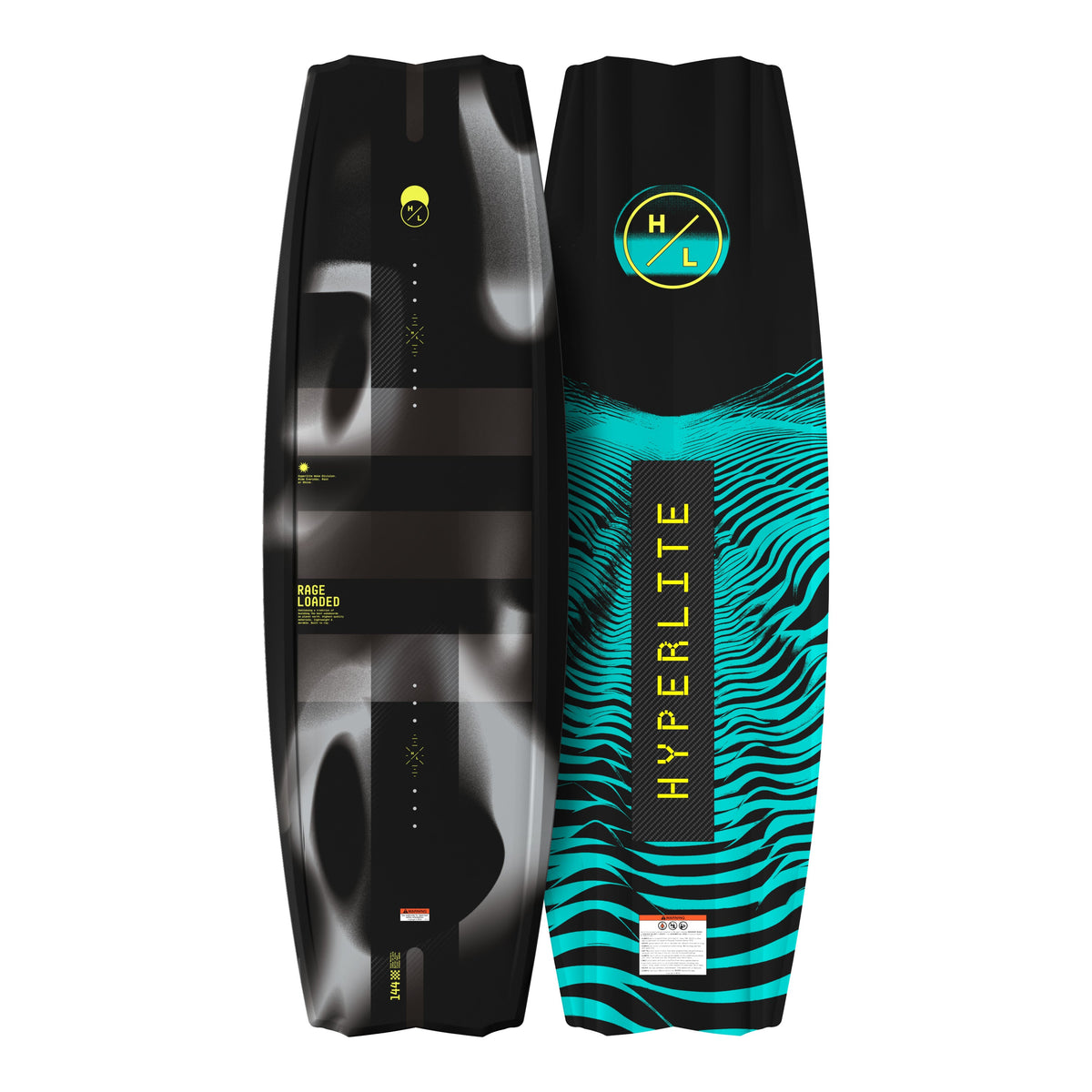 2027 Hyperlite Rage Loaded Wakeboard — topsheet and base