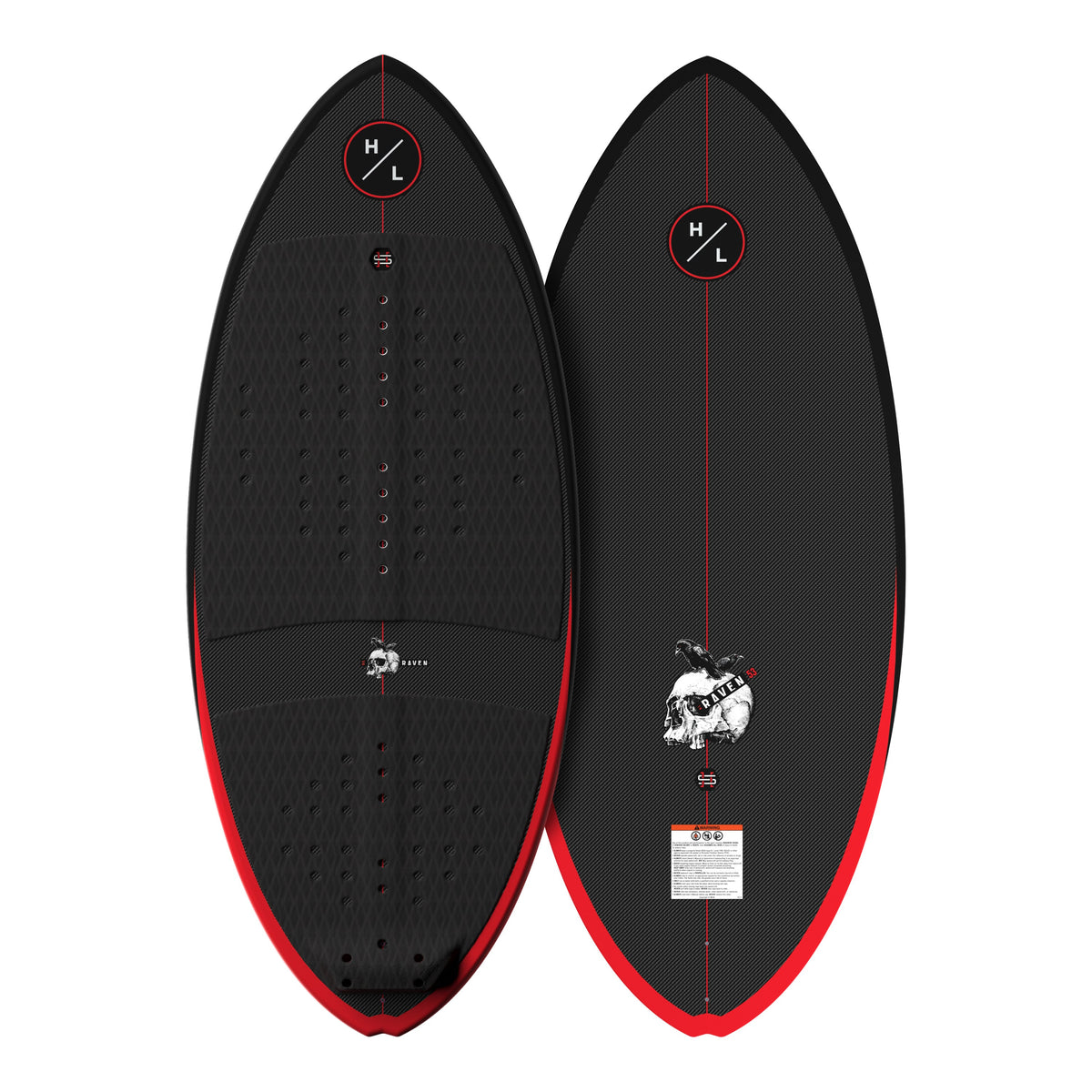 2027 Hyperlite Raven Wakesurfer — topsheet and base