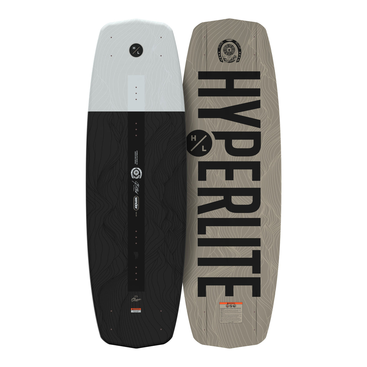 2027 Hyperlite Sender Wakeboard — topsheet and base