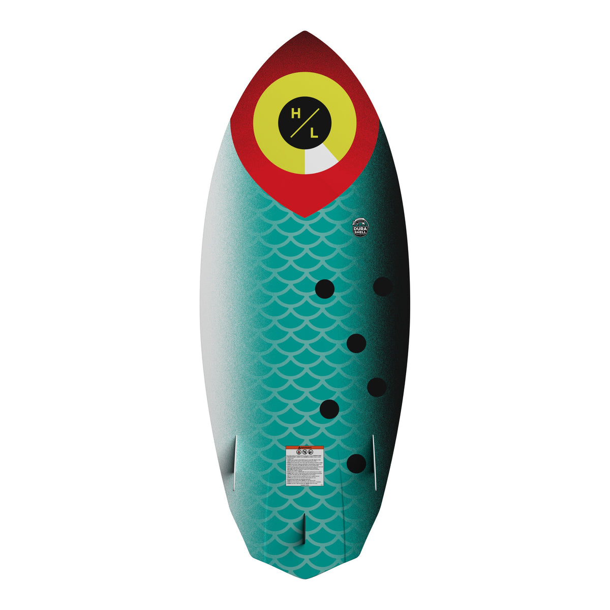 2027 Hyperlite Shim Wakesurfer — base and fin setup