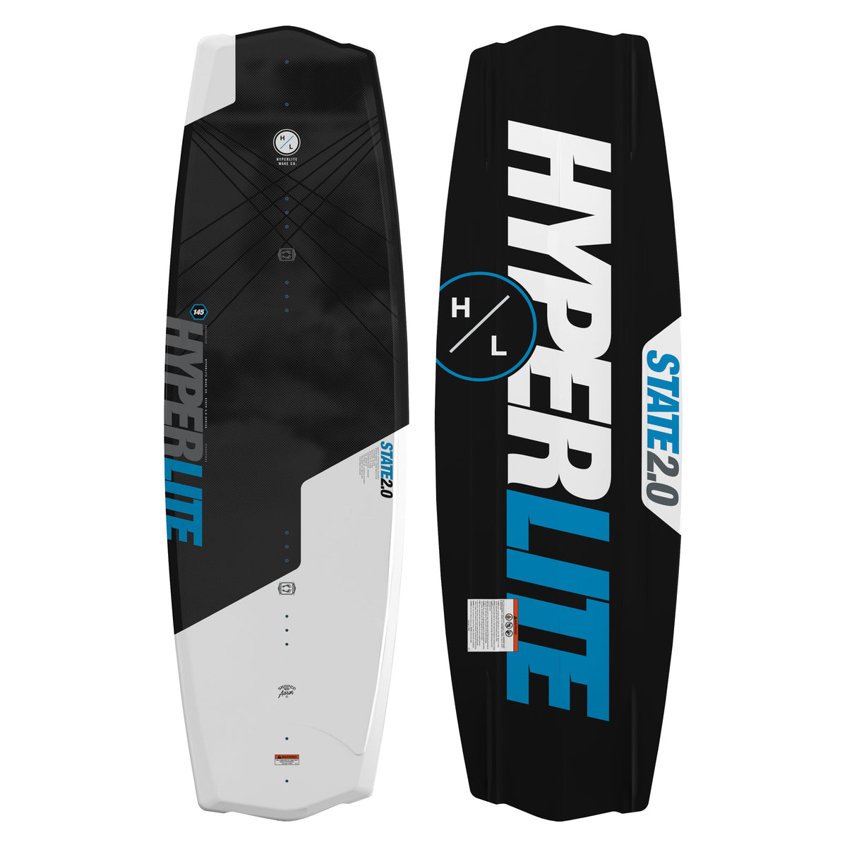 2027 Hyperlite State 2.0 Wakeboard — topsheet and base