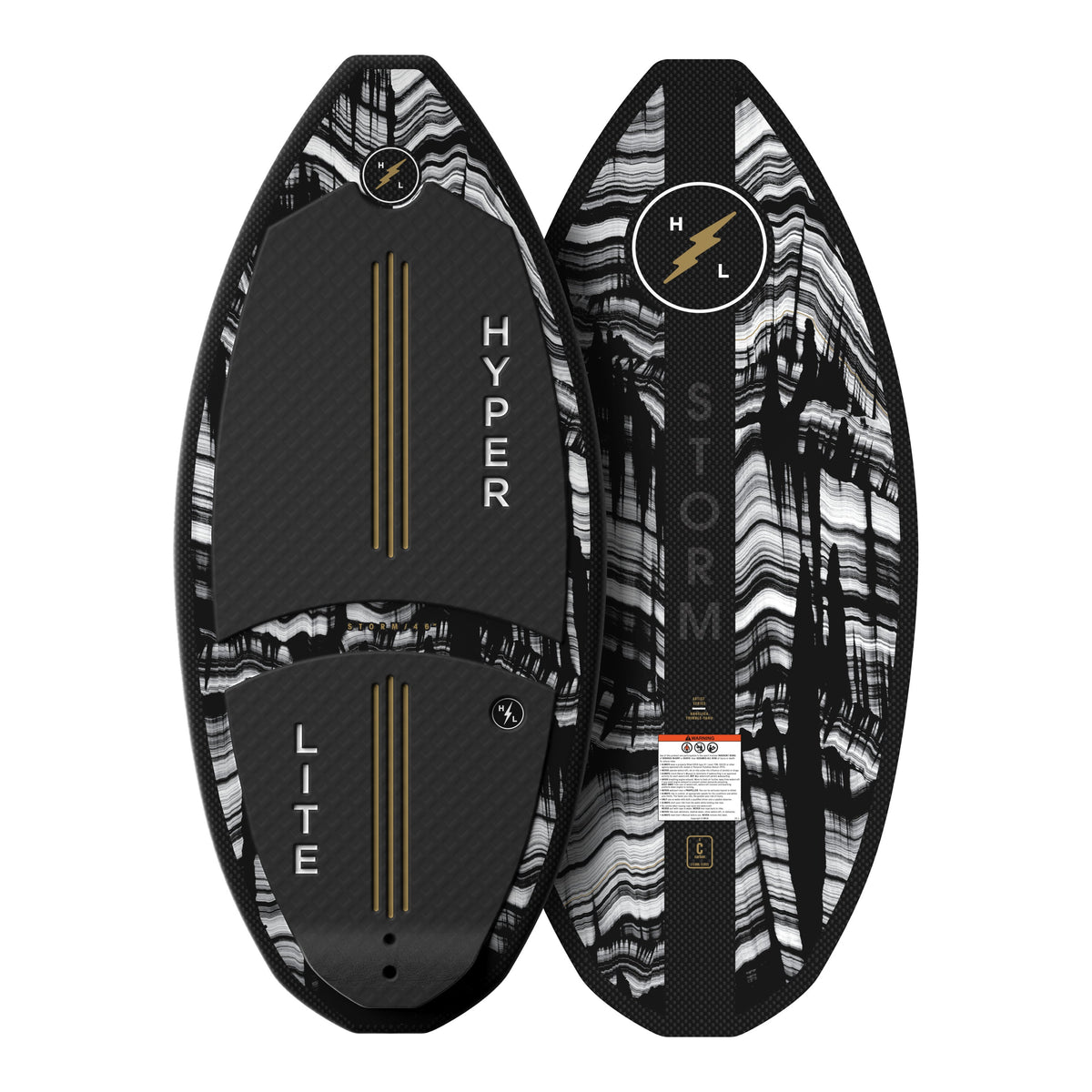2027 Hyperlite Storm Wakesurfer — topsheet and base