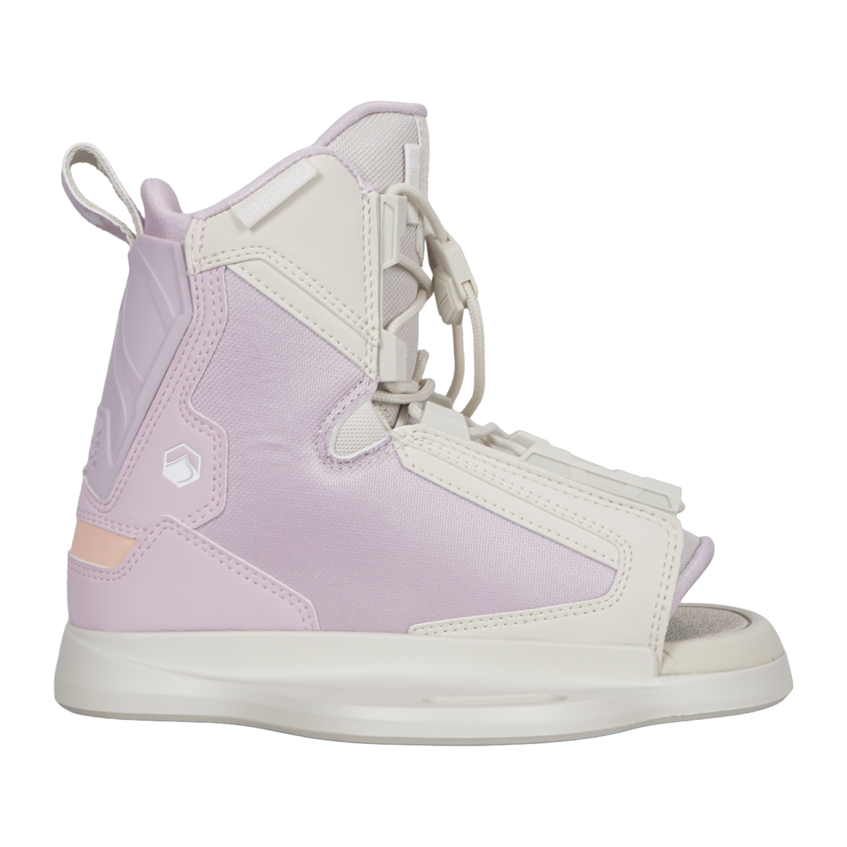 2027 Liquid Force Plush 6R Wakeboard Binding Pink — side profile