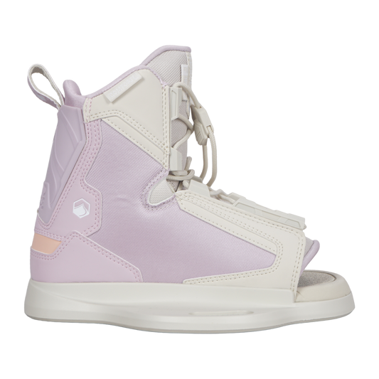 2027 Liquid Force Plush 6R Wakeboard Binding Pink — side profile