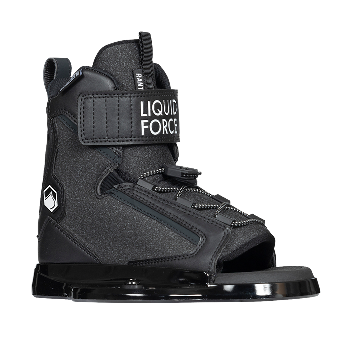 2027 Liquid Force Rant 6R Wakeboard Binding Black — side profile