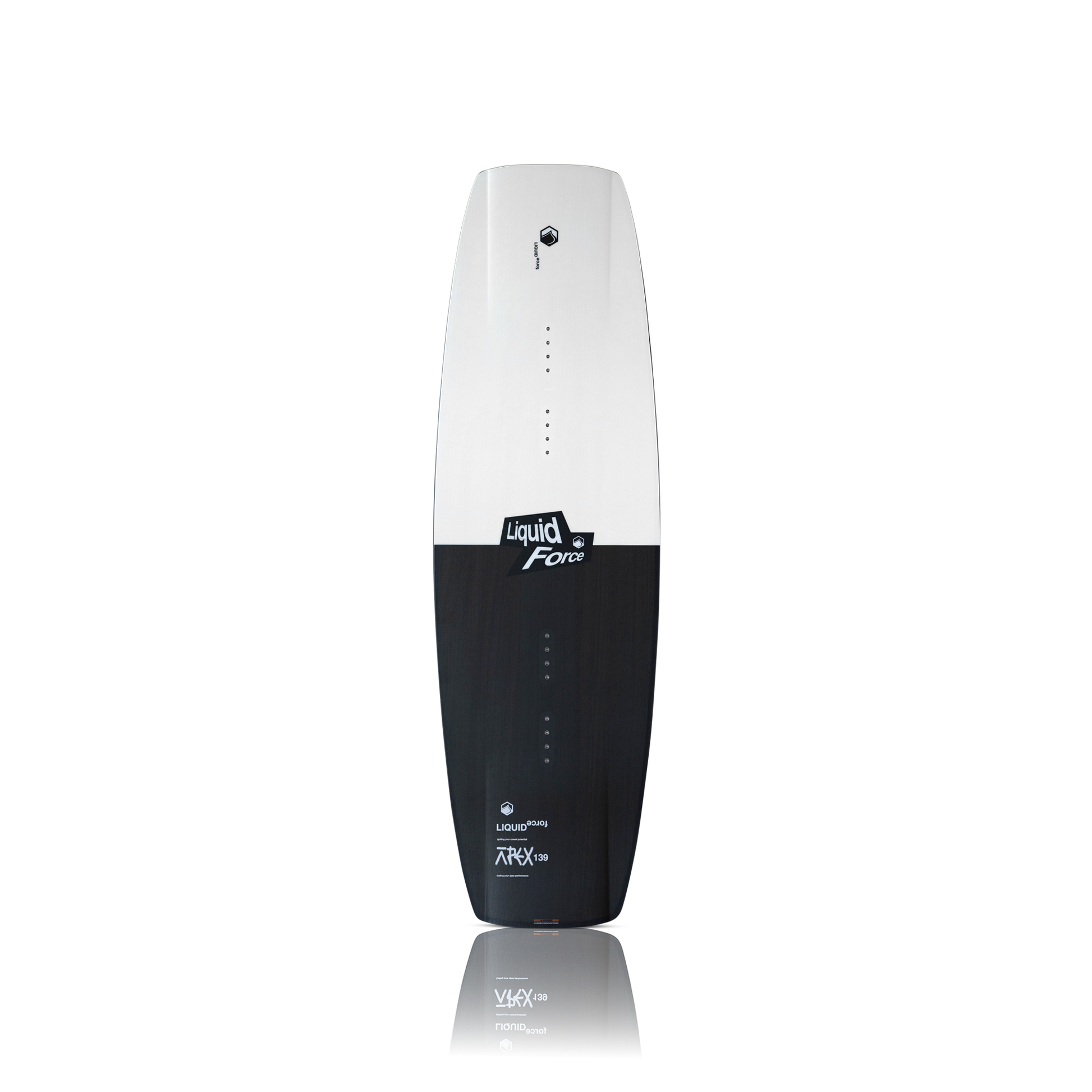 2027 Liquid Force Apex Wakeboard - topsheet and narrower park outline