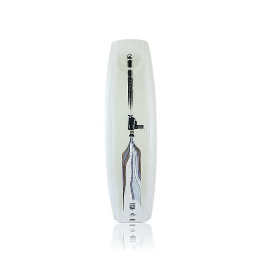 2027 Liquid Force Current Wakeboard - topsheet with CNC'd recessed flex zones