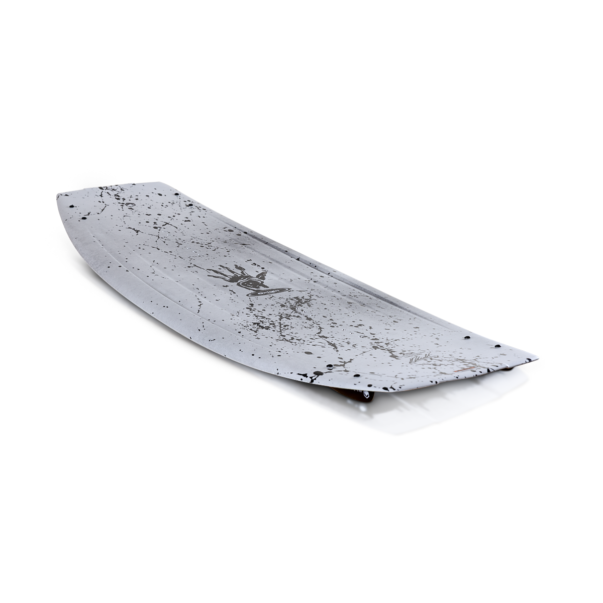 2027 Liquid Force Origin Wakeboard - angled view showing 3-stage rocker and reinforced edges
