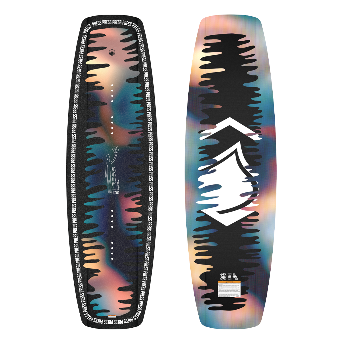 2027 Liquid Force Press Wakeboard - topsheet and base