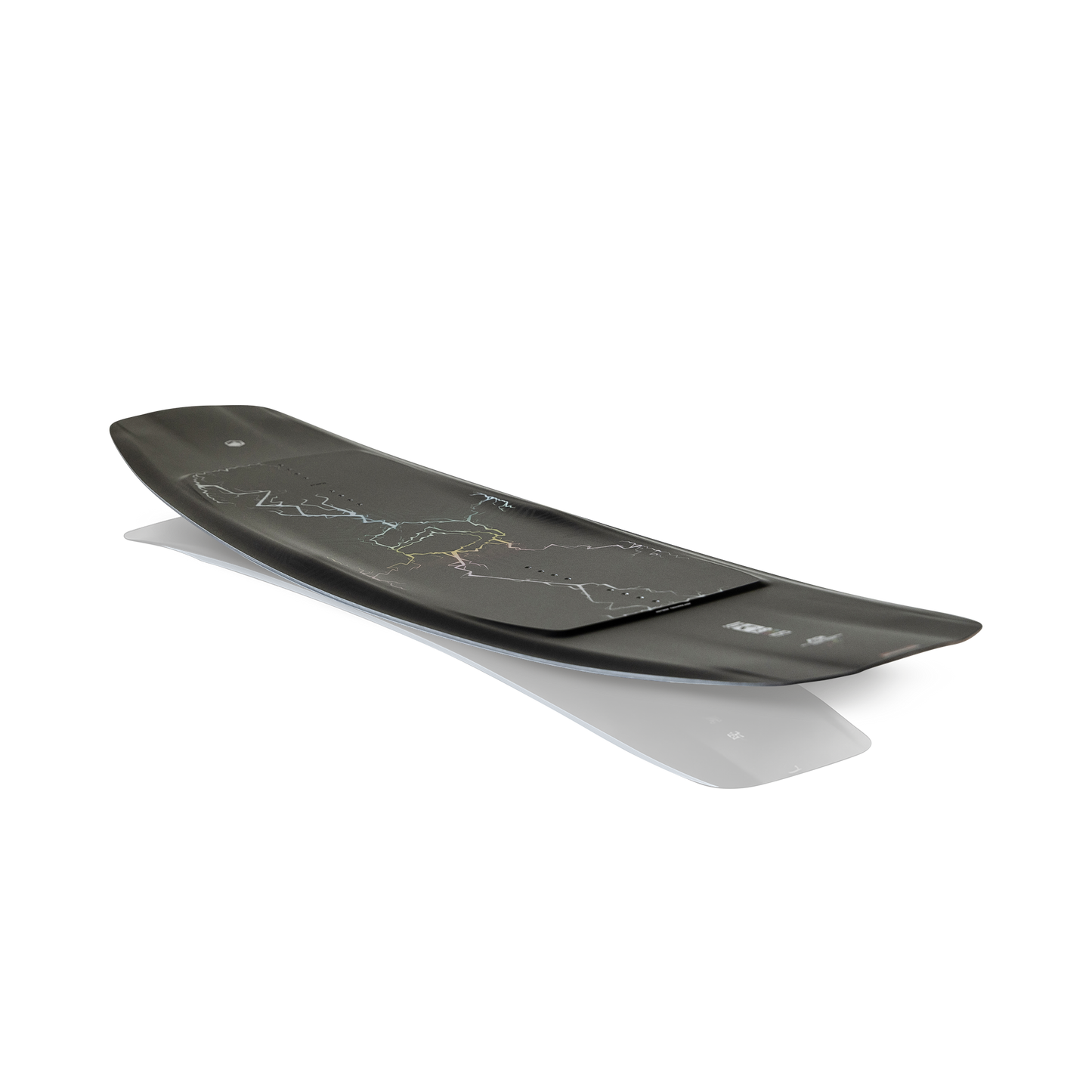 2027 Liquid Force Tao Wakeboard - angled view showing continuous rocker and thickened rail