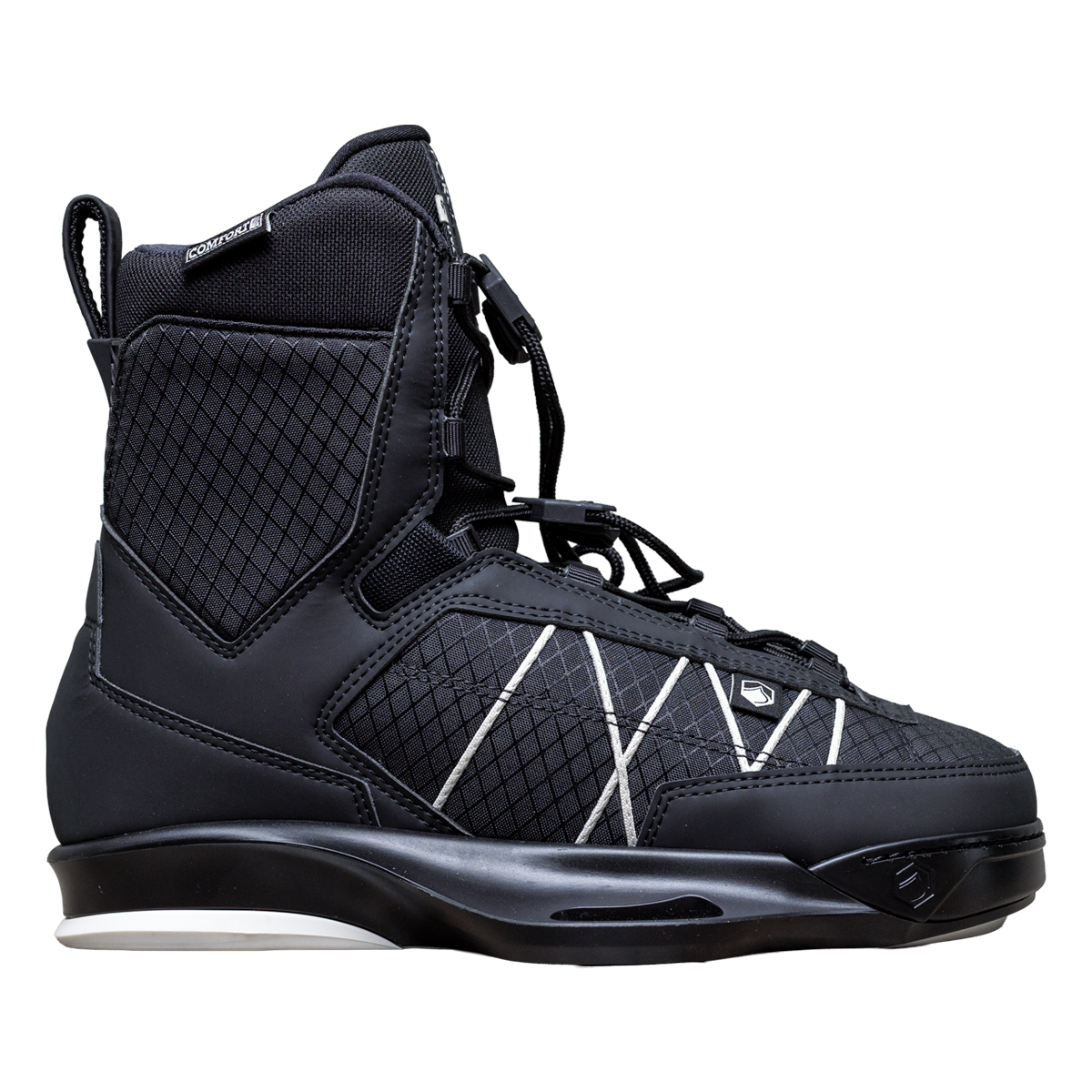 2027 Liquid Force Tao 6X Wakeboard Binding Black — side profile