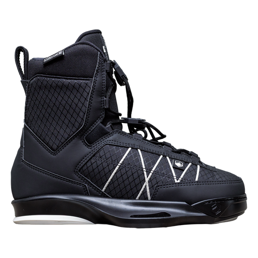 2027 Liquid Force Tao 6X Wakeboard Binding Black — side profile
