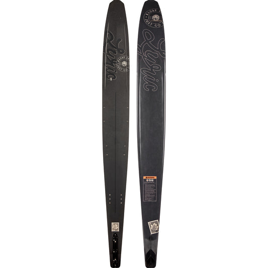 2027 Radar Lyric Graphite slalom ski Carbon / Black — topsheet and base