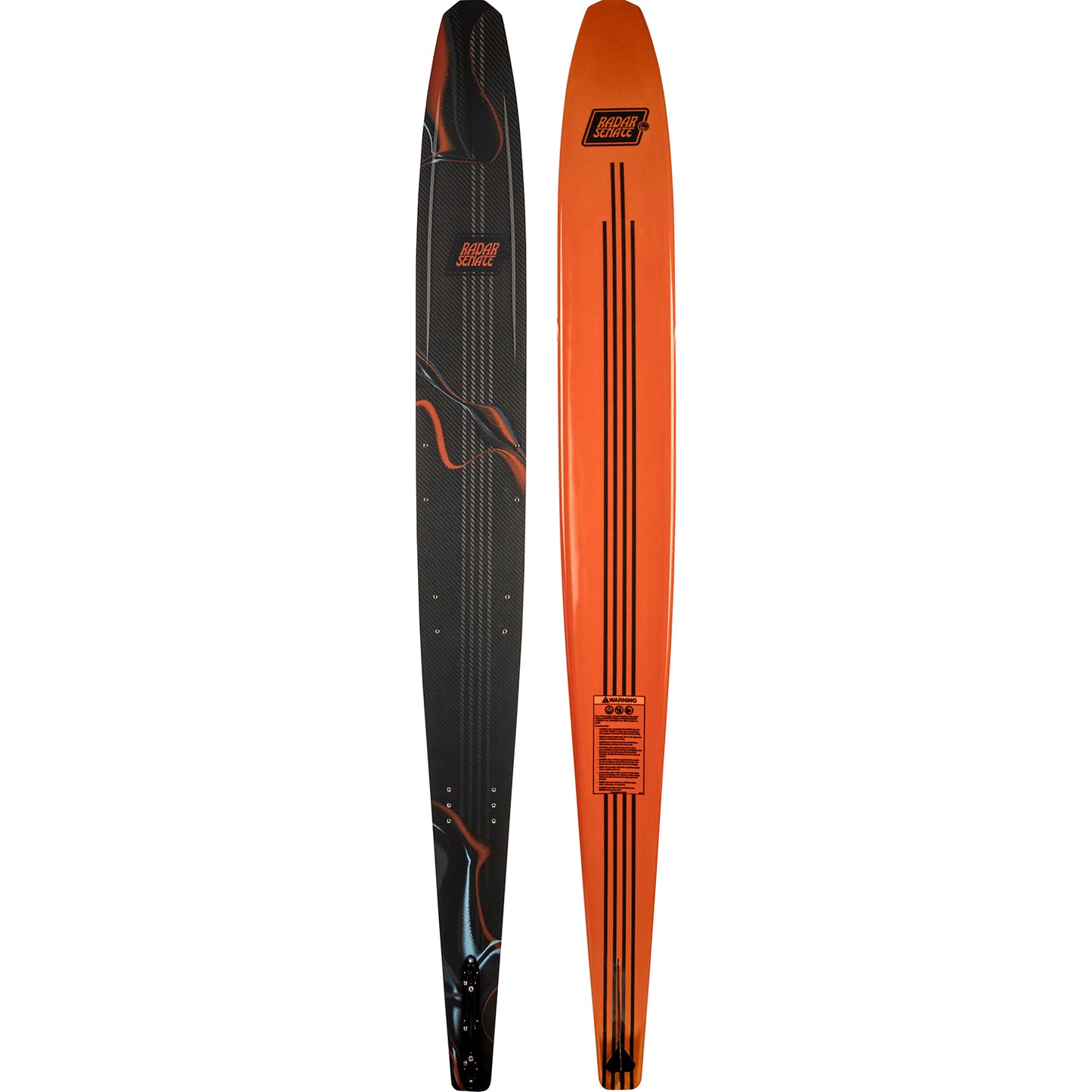 2027 Radar Senate Graphite slalom ski Carbon / Matte Black Flash — topsheet and base