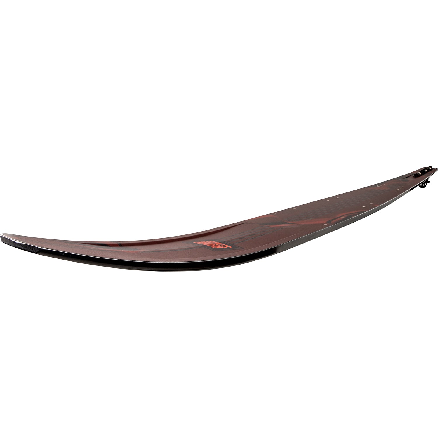 2027 Radar Senate Lithium slalom ski — side profile showing rocker line and bevel