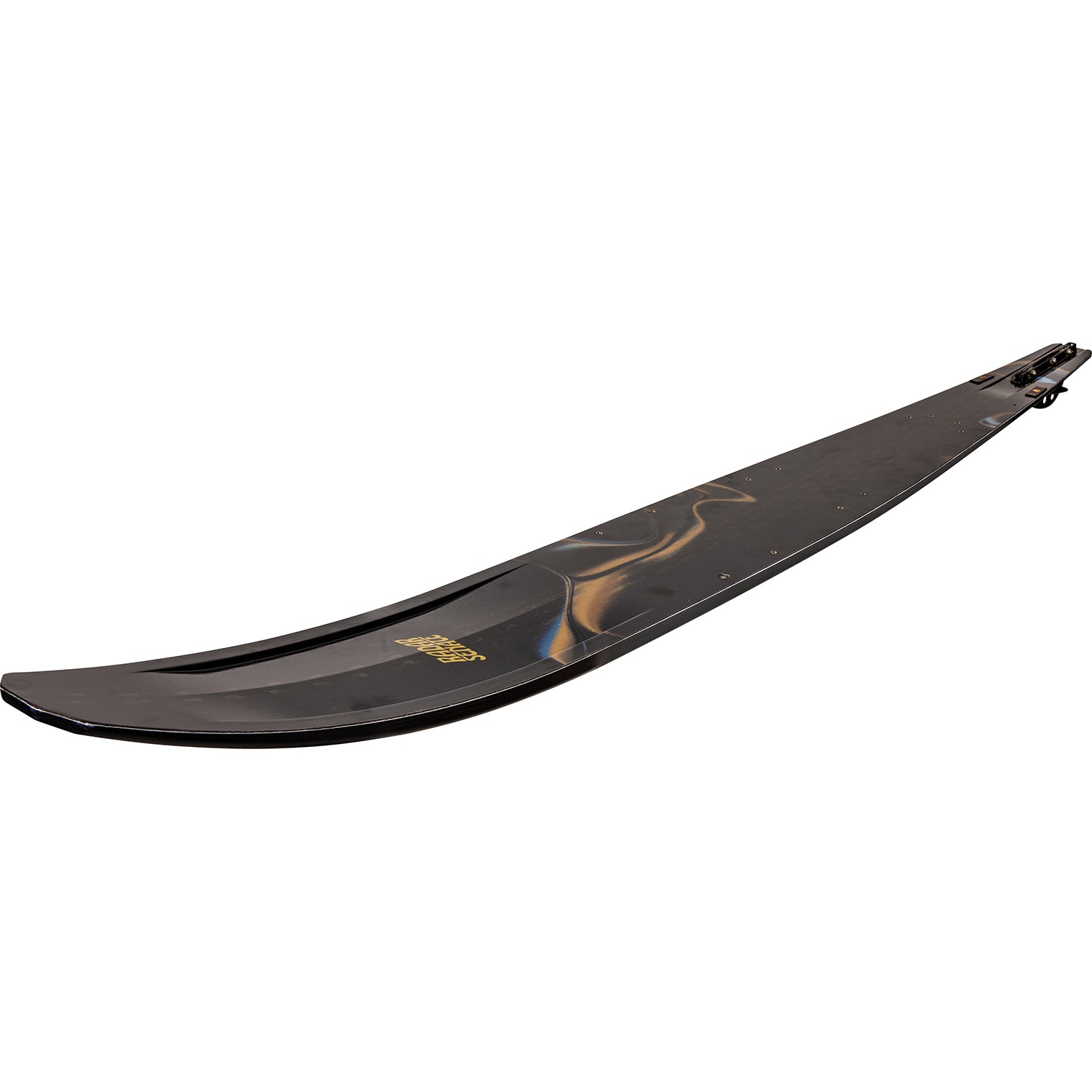 2027 Radar Senate Pro Build slalom ski — side profile showing rocker line and bevel