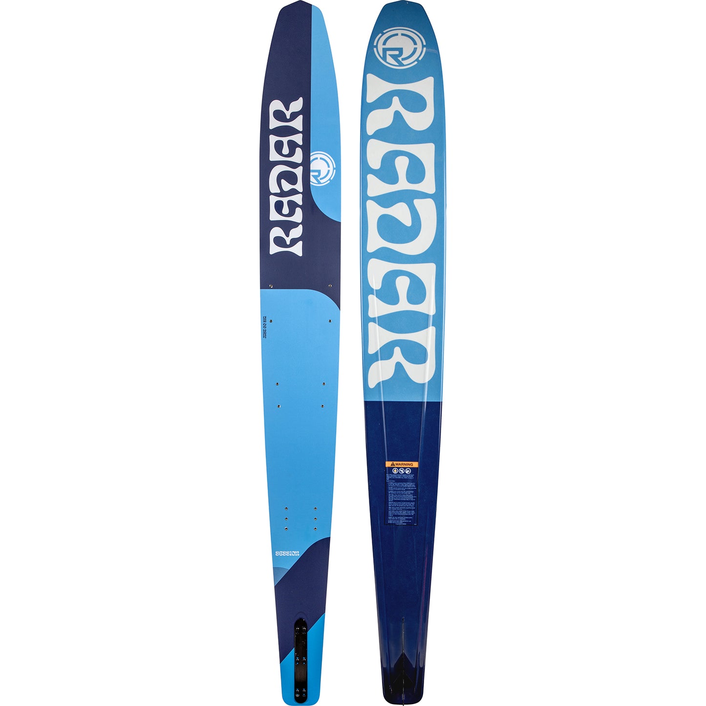 2027 Radar Session slalom ski Navy / Royal — topsheet and base