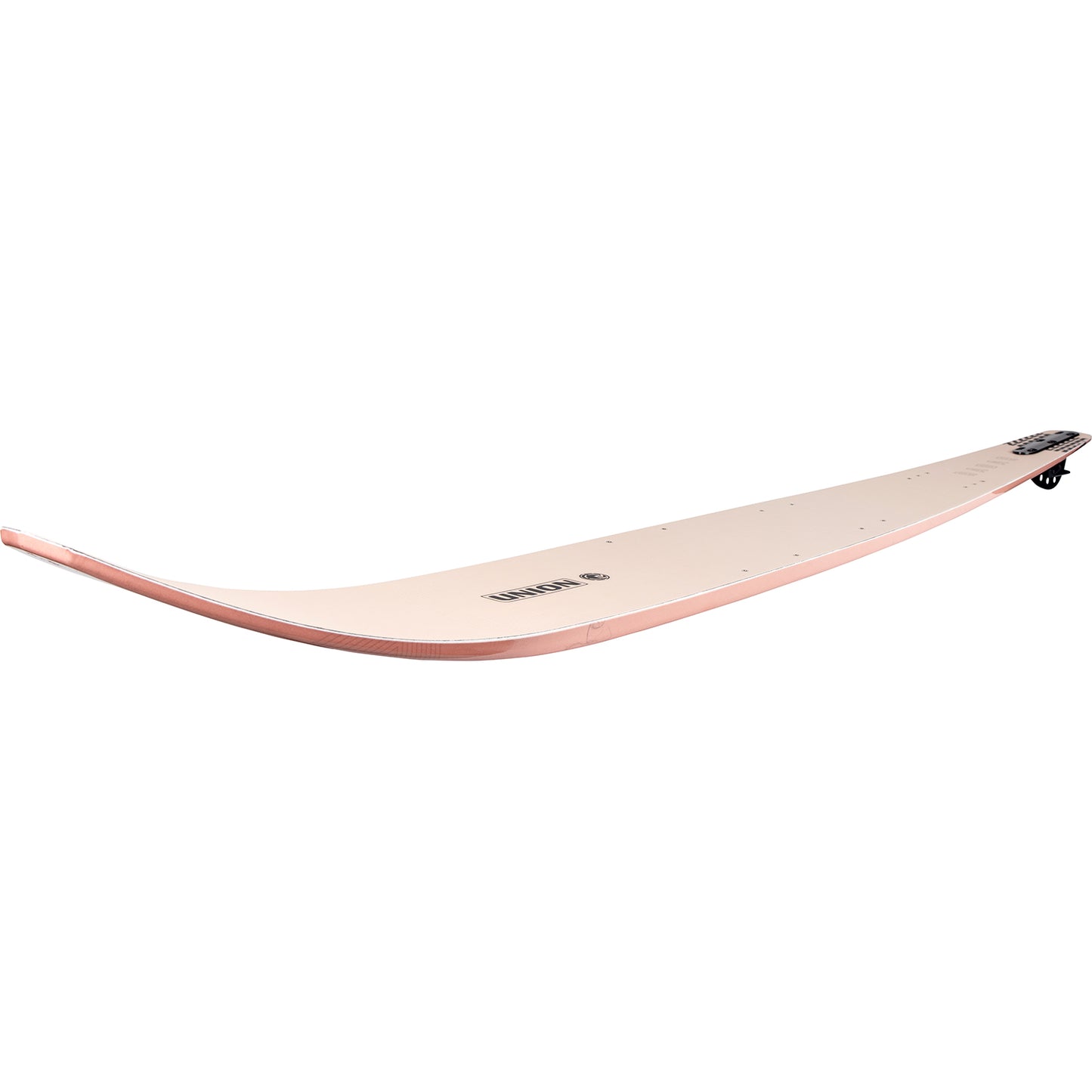 2027 Radar Womens Union slalom ski — side profile showing rocker line and bevel