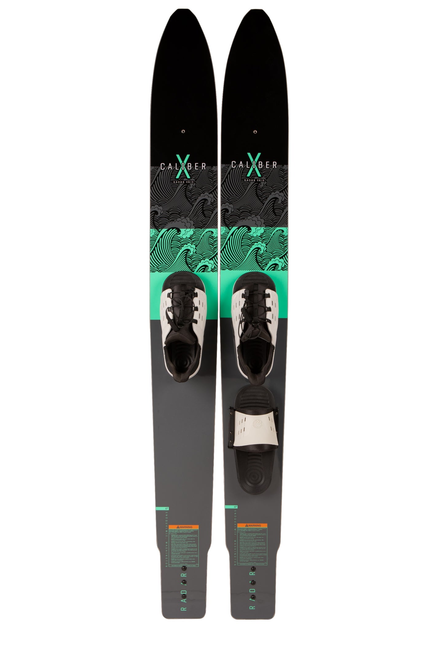 2027 Radar X-Caliber combo skis Mint / Black 67 inch — pair with Cruise boots