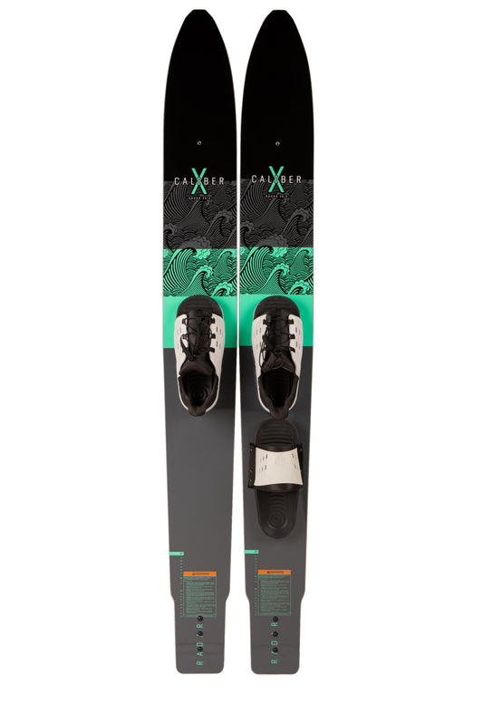 2027 Radar X-Caliber combo skis Mint / Black 67 inch — pair with Cruise boots
