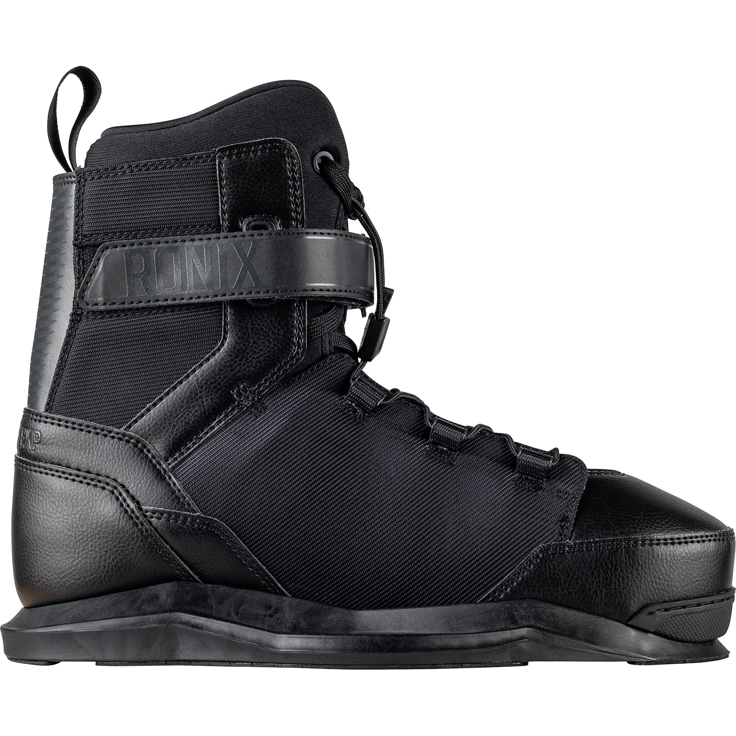 2027 Ronix Footprint EXP Wakeboard Boots Nightfall — walkable sole and low cut chassis