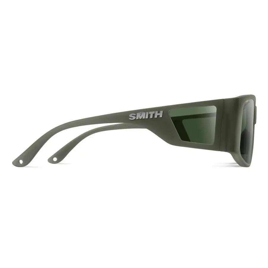 Smith Monroe Peak Matte Moss Crystal Polarized Sunglasses