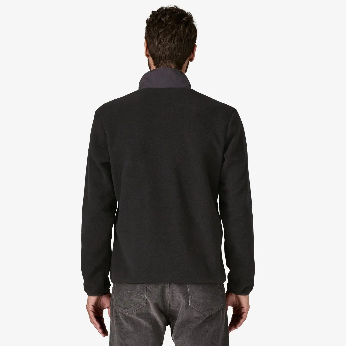 Patagonia Men’s Synchilla Jacket | Black | Back