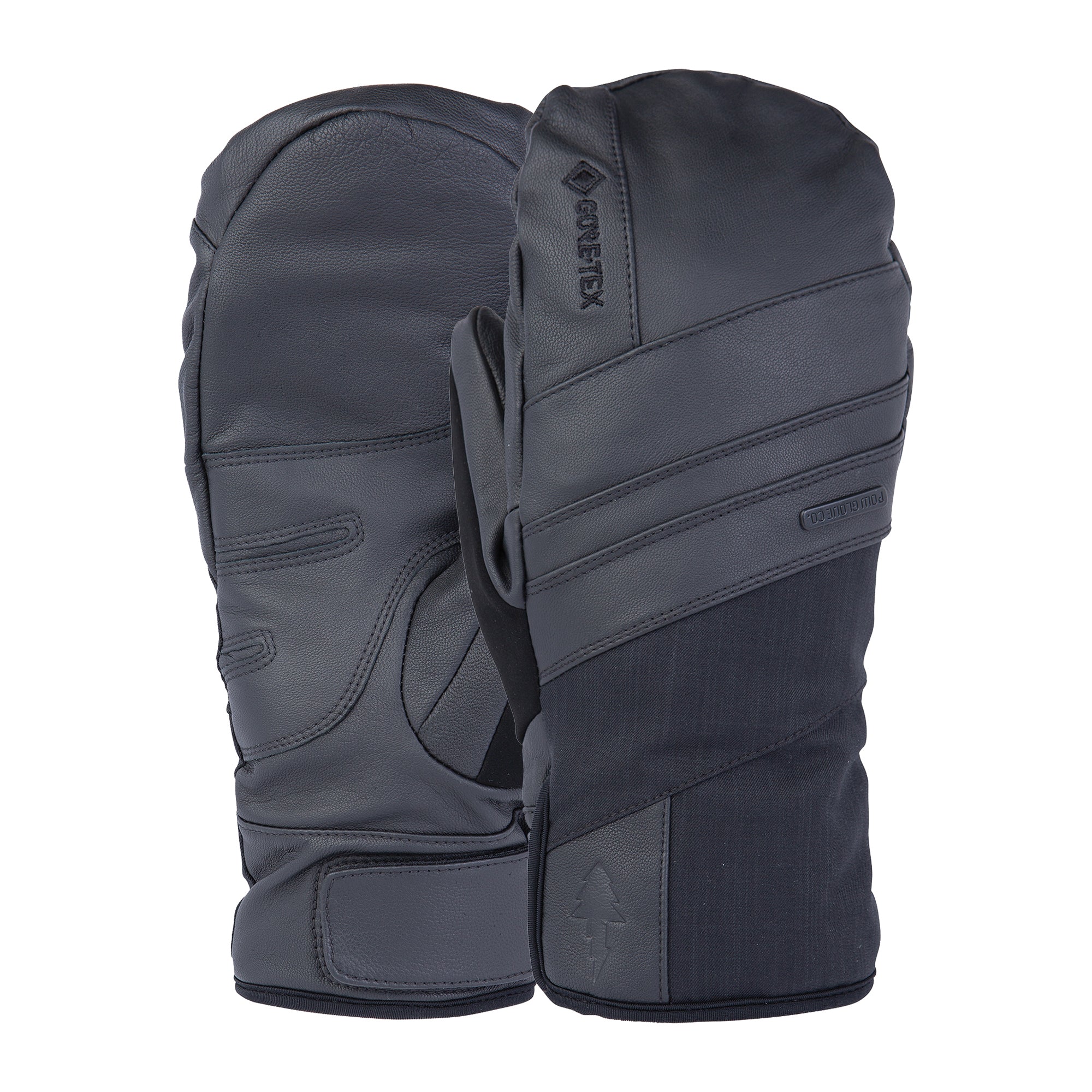 POW Royal GTX Mitt +Active - Black - Front