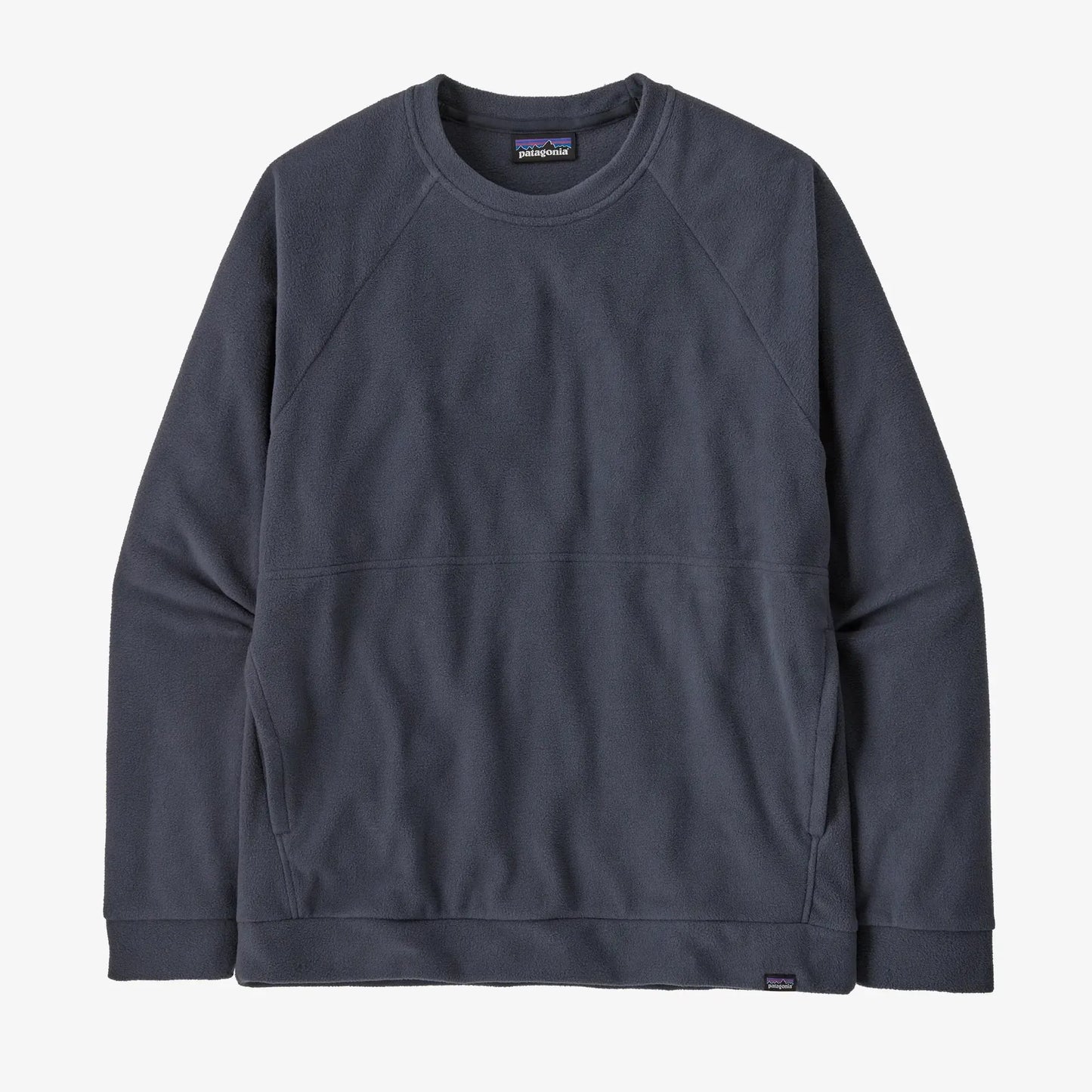 Patagonia Dark gray sweatshirt with brand logo on a light gray background