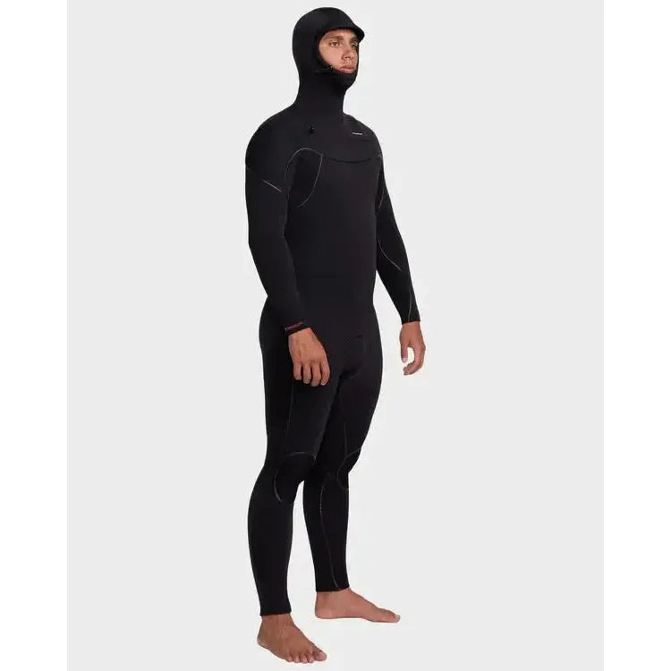 Quiksilver Mens 5/4/3 Marathon Sessions Hooded Chest Zip Wetsuits