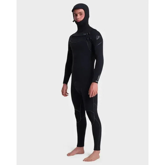 Quiksilver Mens 5/4/3 Marathon Sessions Hooded Chest Zip Wetsuits
